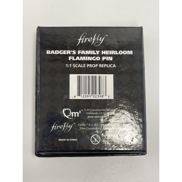 Firefly Fox Badger’s Family Heirloom Flamingo Pin Brooch New - Picture 9 of 9